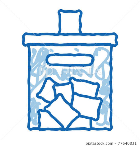 Ballot Box doodle icon hand drawn illustration Ballot Box doodle icon hand drawn illustration 77640831