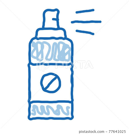 Chemical Aerosol doodle icon hand drawn illustration Chemical Aerosol doodle icon hand drawn illustration 77641025