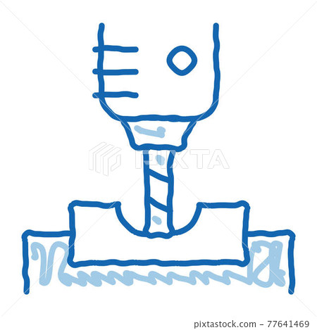 Manufacturing Process Metallurgical doodle icon hand drawn illustration Manufacturing Process Metallurgical doodle icon hand drawn illustration 77641469