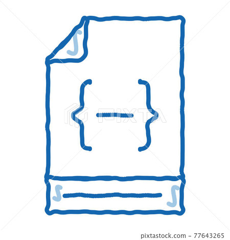 Coding File Document System doodle icon hand drawn illustration Coding File Document System doodle icon hand drawn illustration 77643265