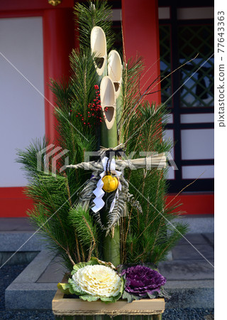 Kadomatsu of Chokoji Sumiyoshi Shrine-2 Kadomatsu of Chokoji Sumiyoshi Shrine-2 77643363