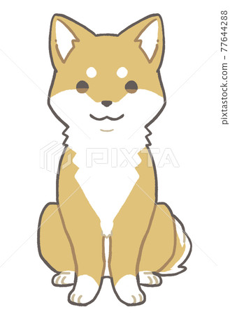 Sitting dog Sitting dog 77644288