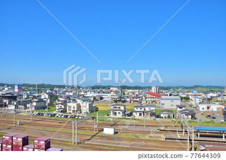 Akita, Yokote City in the blue sky 77644309