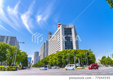 Cityscape of Tokyo Scenery around the Metropolitan Police Department Headquarters Building and Sakuradamon Cityscape of Tokyo Scenery around the Metropolitan Police Department Headquarters Building and Sakuradamon 77644595