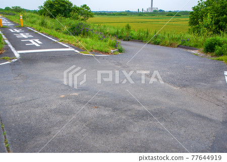 Early spring scenery: Scenery near Honda Airport from Musashi Hill Forest Park Bicycle Road Early spring scenery: Scenery near Honda Airport from Musashi Hill Forest Park Bicycle Road 77644919