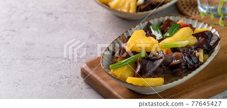 Pineapple wood ear black fungus Pineapple wood ear black fungus Pineapple wood ear black fungus Pineapple wood ear black fungus 77645427