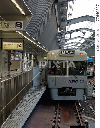 Inokashira Line 7 colors of Keio Railway line connecting Shibuya Station in Tokyo and Kichijoji Station in Musashino City Inokashira Line 7 colors of Keio Railway line connecting Shibuya Station in Tokyo and Kichijoji Station in Musashino City 77646807