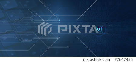 Digital image material for IoT background 77647436