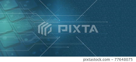 Digital grid image material for IoT background Digital grid image material for IoT background 77648075