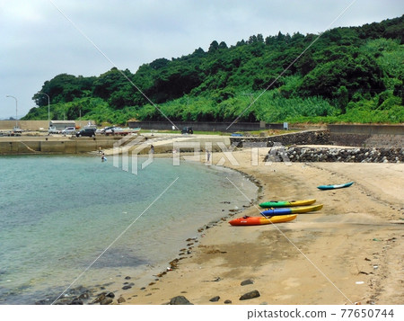 在平戶海劃皮划艇 在平戶海劃皮划艇 77650744