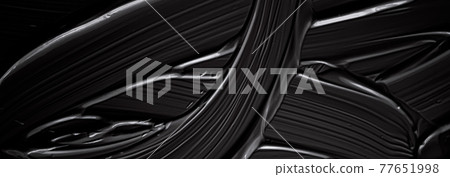 Black cream texture background, cosmetic product and makeup backdrop for luxury beauty brand, holiday banner design, abstract wall art or artistic paint brush stroke Black cream texture background, cosmetic product and makeup backdrop for luxury beauty brand, holiday banner design, abstract wall art or artistic paint brush stroke 77651998