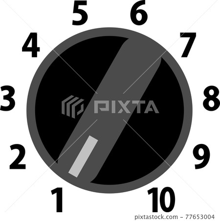 Dial with numbers from 1 to 10 Dial with numbers from 1 to 10 77653004