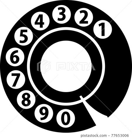 撥號型電話撥號圖標 77653006