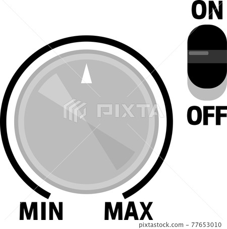 On / off switch and adjustment dial 77653010