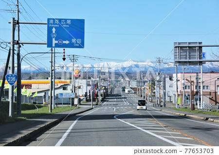Scenery of Hokkaido (city area of Taiki-cho, Hokkaido) 77653703