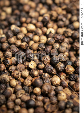 close-up of kampot pepper peppercorns drying in cambodia close-up of kampot pepper peppercorns drying in cambodia 77655108