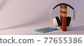 Digital Online Education. 3d of book and mobile about learning on phone, computer. social distance concept. Classroom Online internet network. 77655386