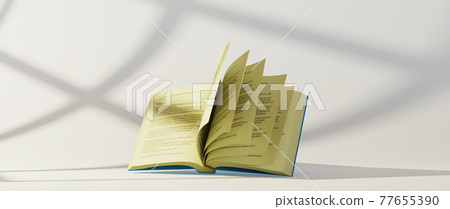 Education concept. 3d of book on white background. Modern flat design isometric concept of Education. Back to school. Education concept. 3d of book on white background. Modern flat design isometric concept of Education. Back to school. 77655390