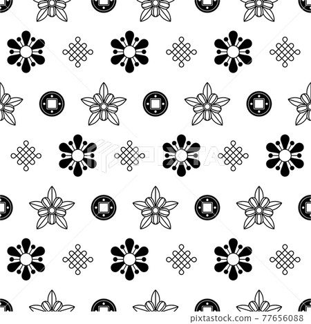 Traditional chinese, japanese, asian vector seamless patterns. Traditional chinese, japanese, asian vector seamless patterns. 77656088