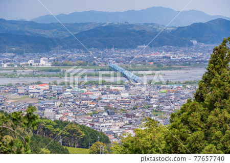 (靜岡縣)諏訪原城遺址從第二庫魯瓦看島田市 (靜岡縣)諏訪原城遺址從第二庫魯瓦看島田市 77657740