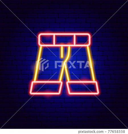 Shorts Neon Sign Shorts Neon Sign 77658338
