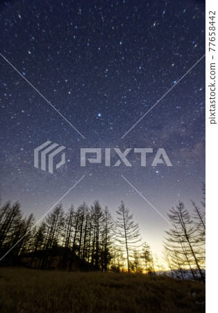 Starry sky seen from Mitsutoge Starry sky seen from Mitsutoge 77658442
