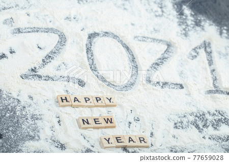 2021 and happy new year writings on the white snow 2021 and happy new year writings on the white snow 77659028