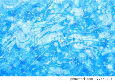 Japanese paper blue suminagashi texture Japanese paper blue suminagashi texture 77659793