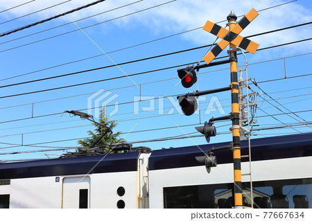 Railroad crossing alarm image Railroad crossing alarm image 77667634