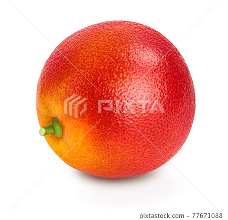 Blood red oranges isolated on white background with clipping path and full depth of field Blood red oranges isolated on white background with clipping path and full depth of field 77671088