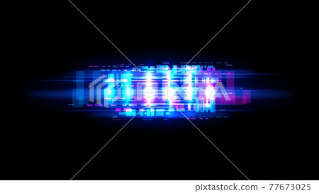 Glitch on broken screen, program bug background - Stock Illustration ...