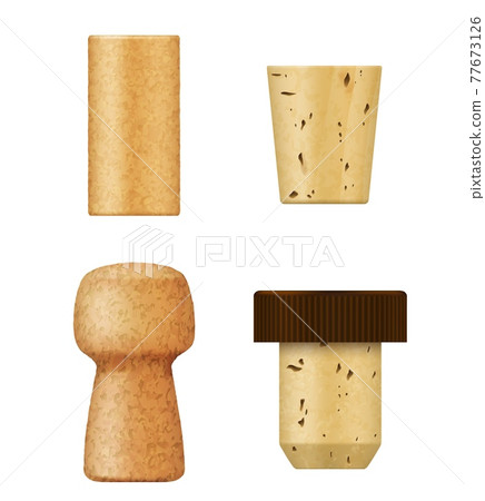 Bottle corks and wine stoppers, wooden plug caps 77673126