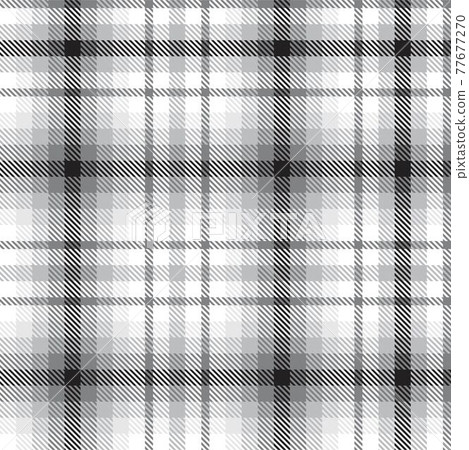 Black and White Ombre Plaid textured Seamless Pattern 77677270