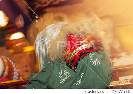 舞獅花車祭夏日祭林 舞獅花車祭夏日祭林 77677538