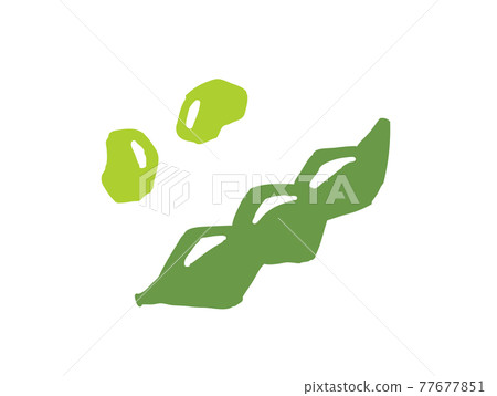 Edamame retro illustration 77677851