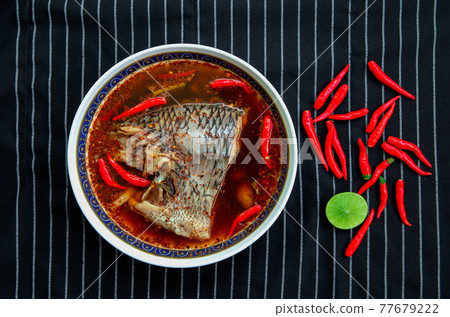 Asia, Thailand, Fish, Soup, Animal Body Part 77679222