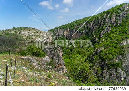 Hiking in Kahetia Georgia region 77680089