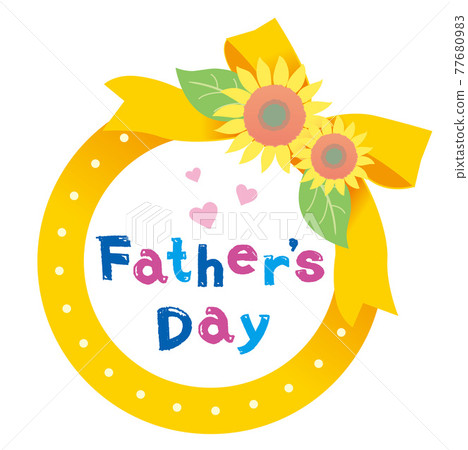 Father's Day message Father's Day handwritten illustration Father's Day message Father's Day handwritten illustration 77680983