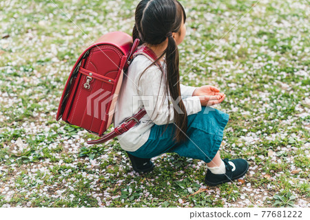 New first grader of elementary school New first grader of elementary school 77681222