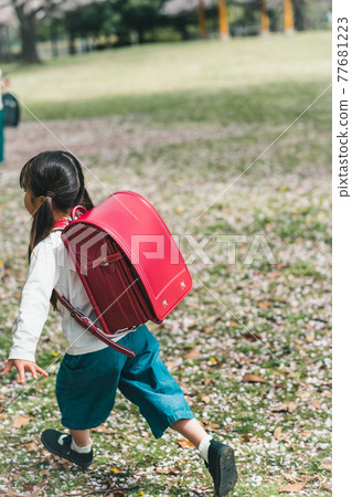 New first grader of elementary school New first grader of elementary school 77681223