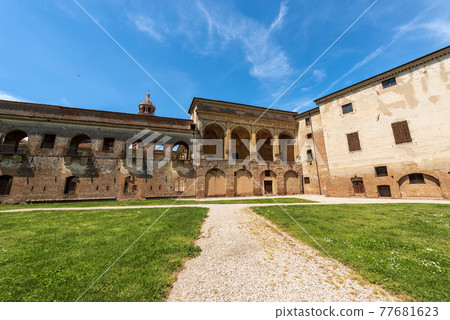 New Court of the Ducal Palace in Mantua downtown Italy - Palazzo Ducale New Court of the Ducal Palace in Mantua downtown Italy - Palazzo Ducale 77681623