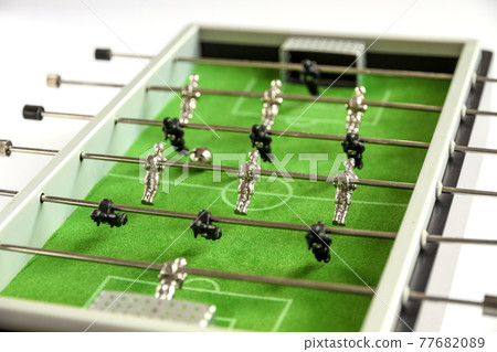 Babyfoot table isolated on white background 77682089