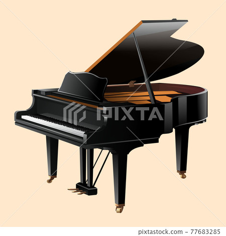 grand piano instrument music illustration object vector grand piano instrument music illustration object vector 77683285