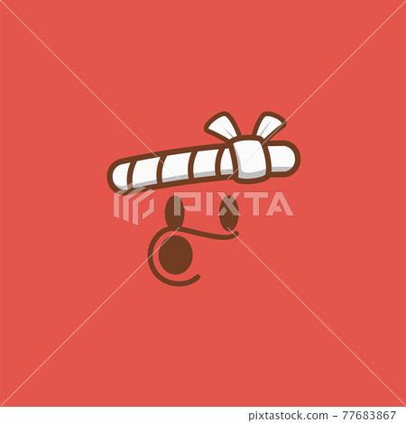 Vector illustration of red octopus chef takoyaki. Japan wording meanings : takoyaki Vector illustration of red octopus chef takoyaki. Japan wording meanings : takoyaki 77683867