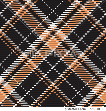 Seamless pattern of scottish tartan plaid. Repeatable background with check fabric texture. Vector backdrop striped textile print. 77684010