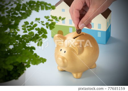 儲蓄金存錢罐形象照片 77685159