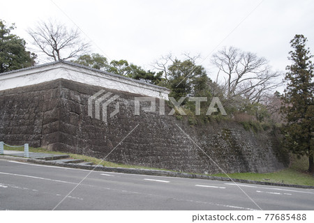 Sendai Castle Ruins Ninomaru Ishigaki 77685488