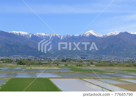 May in Azumino Countryside and Northern Alps 77685790