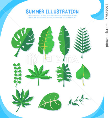 Cool summer related object illustration 05 77685991