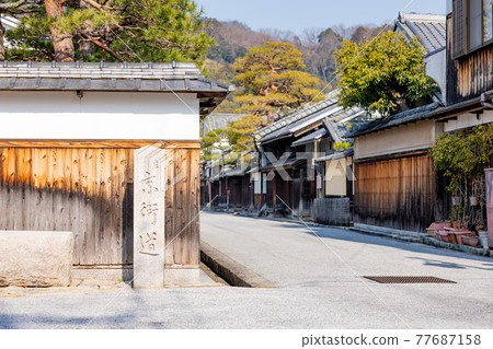 Omihachiman City, Shiga Prefecture, the streets of Omi merchants 77687158